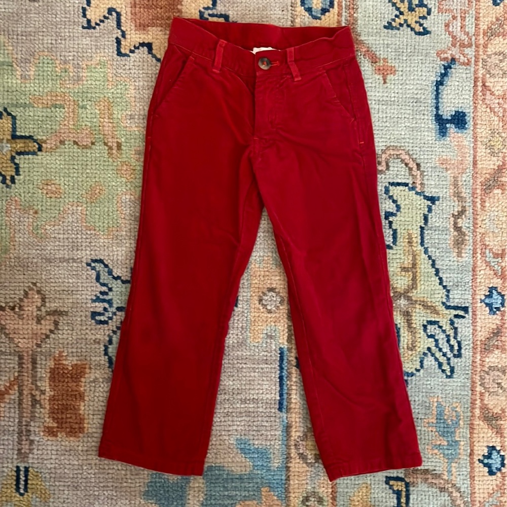 The Beaufort Bonnet Company Red Corduroy Pants.